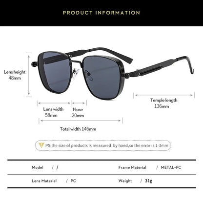 Retro Punk Sunglasses for Trendsetters